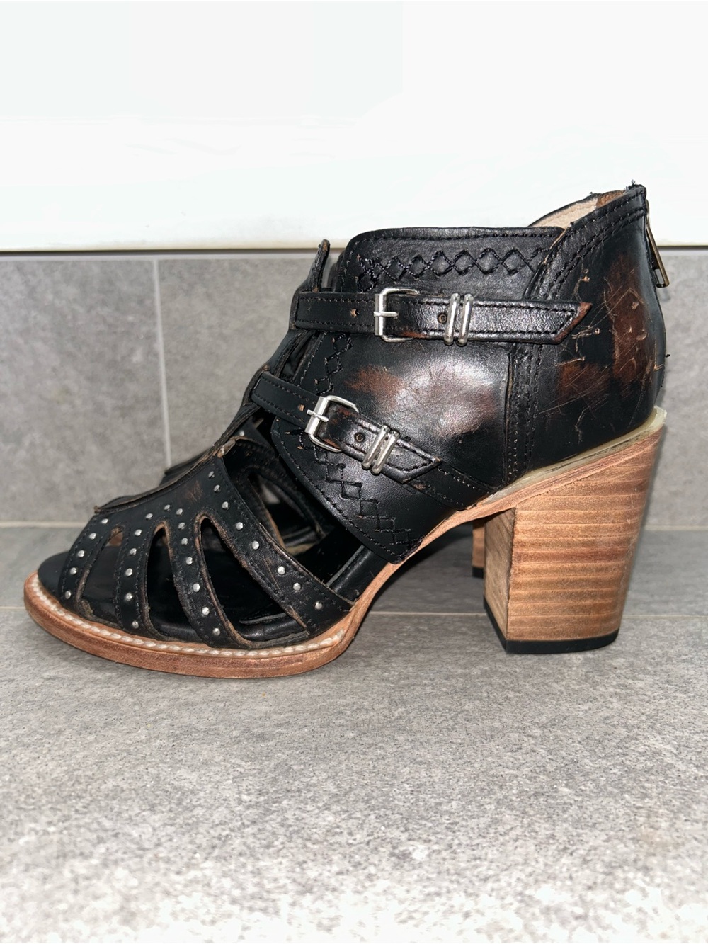 Free bird by Steven handmade leather Connor sandals women’s size 8